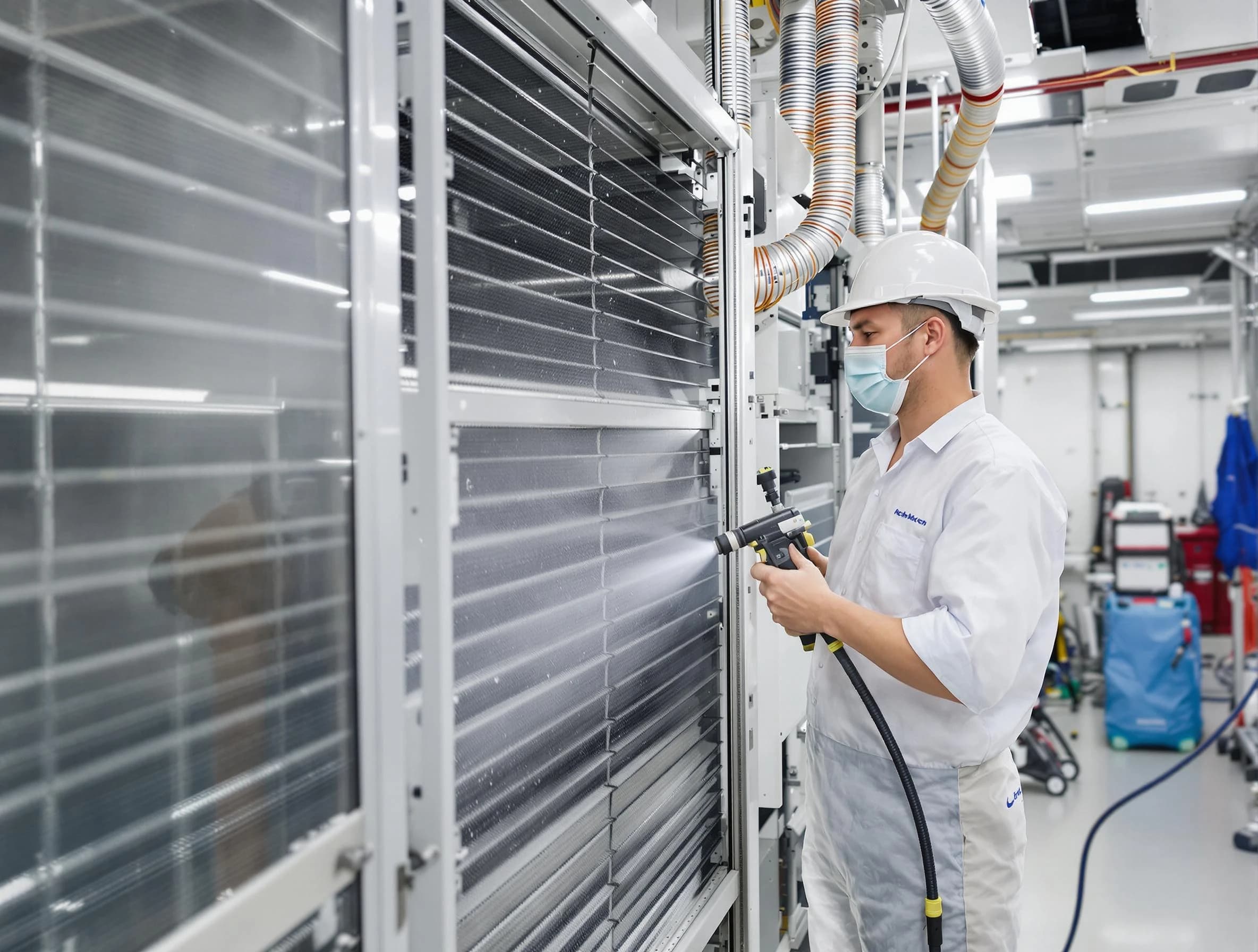 Professional AC coil cleaning by Cranberry Air Duct Cleaning in Cranberry