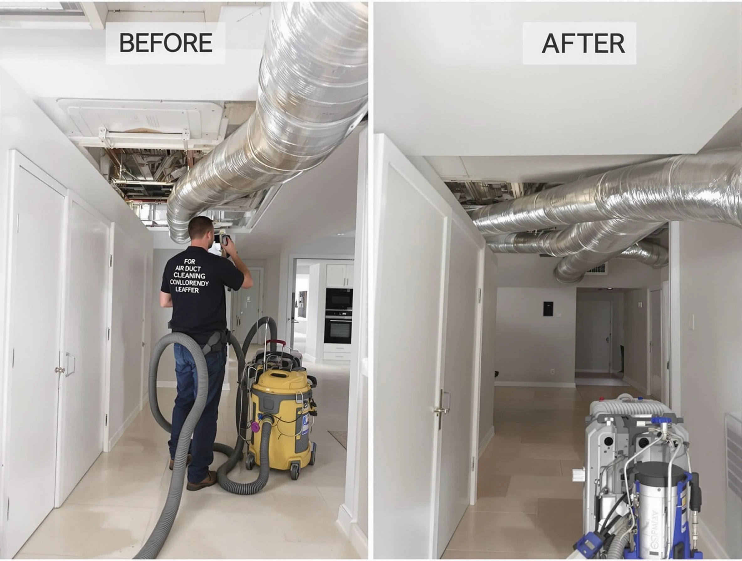 Cranberry Air Duct Cleaning professional performing thorough air duct cleaning in Cranberry