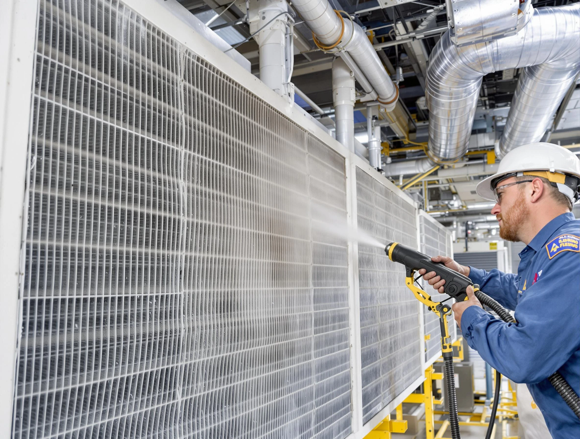 Professional commercial coil cleaning by Cranberry Air Duct Cleaning in Cranberry